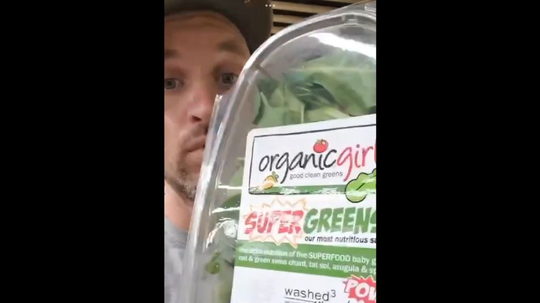 "Organic" bleached produce.