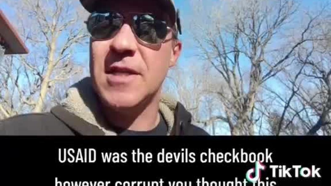 USAID WAS THE DEVILS CHECKBOOK HOWEVER CORRUPT YOU THOUGHT THIS COUNTRY WAS IT WAS 1000X WORSE