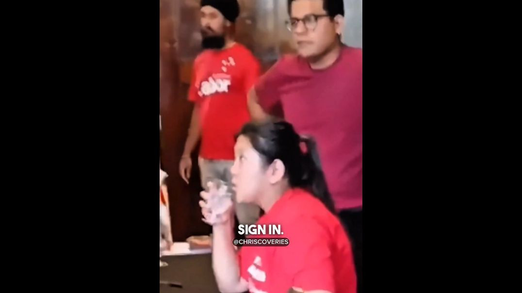 Disturbing scenes at a Labor event in Box Hill, Melbourne, tonight where White Australian ticket holders were refused entry while Chinese attendees were let in.
