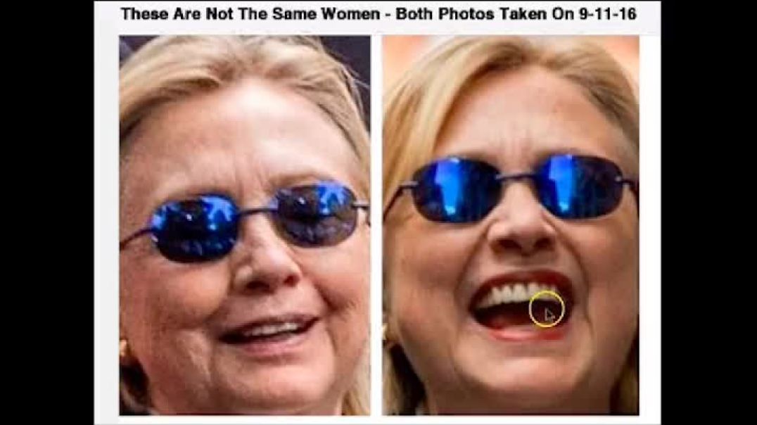 Hillary clone mystery during campaign on 9/11...