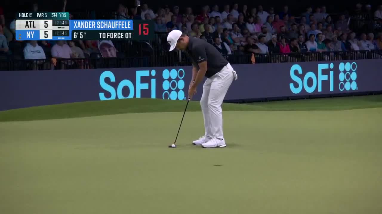 WHAT A FINISH‼️  @atlantadrivegc takes Match 1 of the best-of-three series and is now one win away from $9 million and the SoFi Cup! 🏆