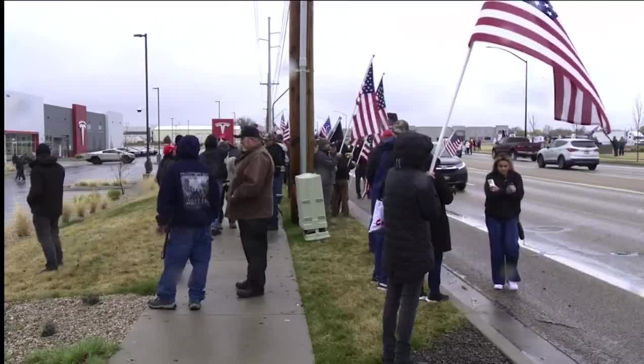 70-year-old Idaho man arrested after ramming individuals at a pro-Tesla rally with his car.  Christopher Talbot, 70, was charged with aggravated assault.  These leftist domestic terrorists n...
