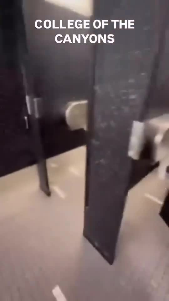 A pervert was busted filming inside the women’s restroom at Canyon College in Santa Clarita.    H/t @LexitMovement1