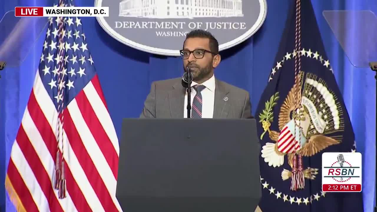 FBI Director Kash Patel: “This is my promise to you as the Director of the FBI… we will never ever stop fighting violent crime. That is the priority of the FBI along with National Securi...