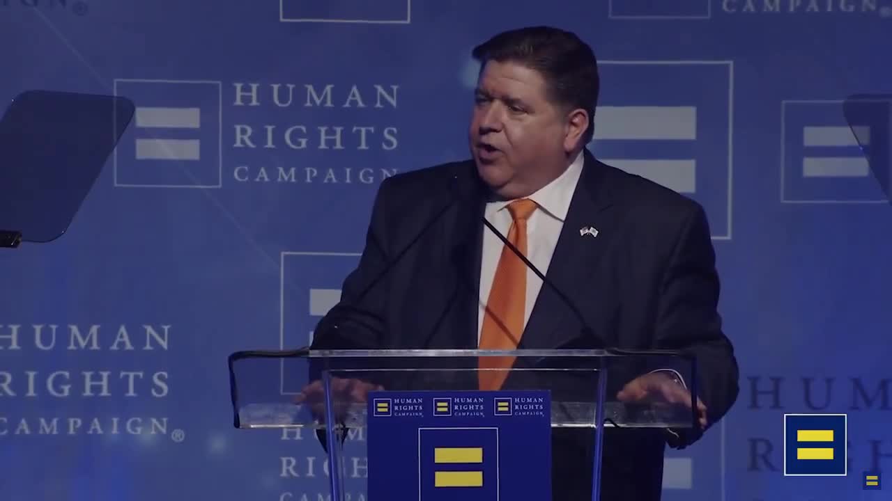 Illinois Gov. JB Pritzker says his mom took him to pride parades as a kid and brags that he's a product of the \