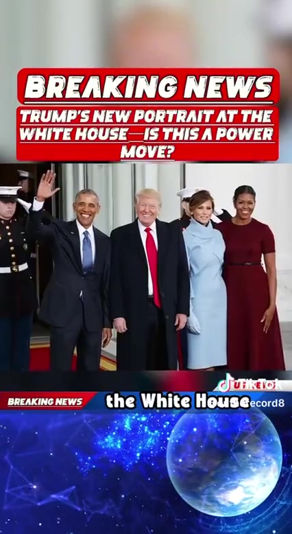 Trump’s new portrait at the WH