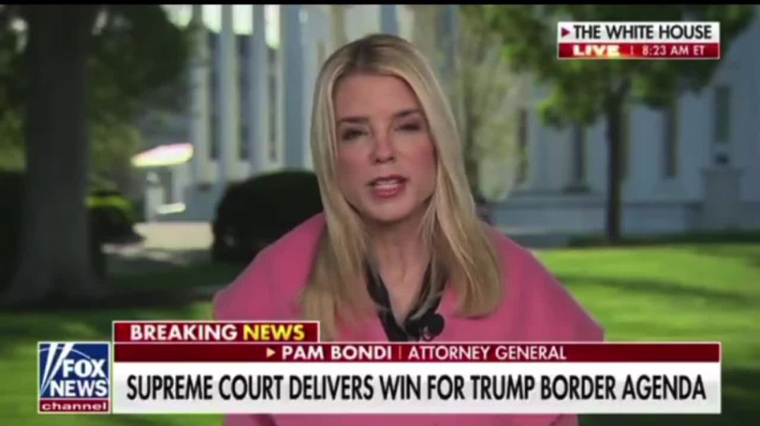 Pam Bondi Celebrates as SCOTUS ruled to allow the Trump Admin to Resume Deportations Under Aliens Enemies Act