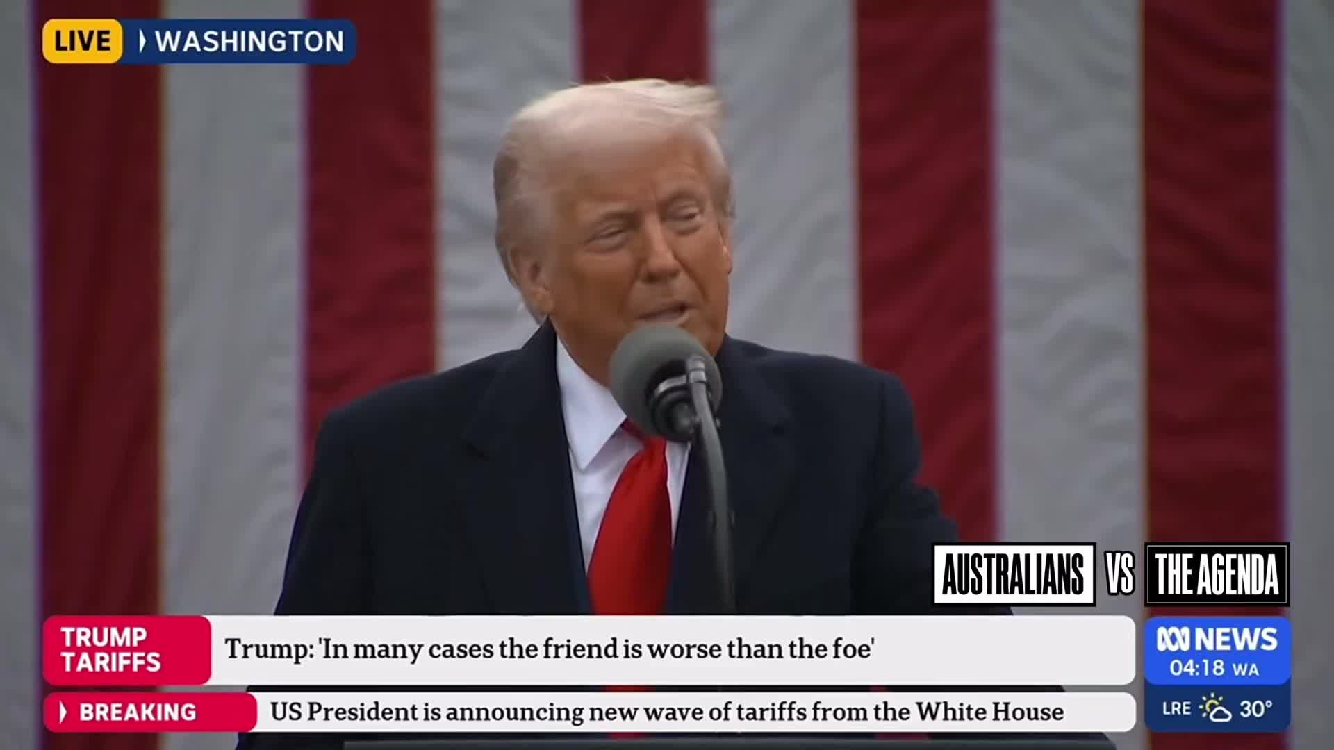 President Trump has called out Australia as an unequal trading partner, citing beef tariffs, while also saying it’s a “country of wonderful people.”  We will also face at least a 10% r...