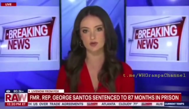 George Santos is sentenced to 87 months in prison....   Letisha James ... 2 judges ... Santos... It's happening folks....