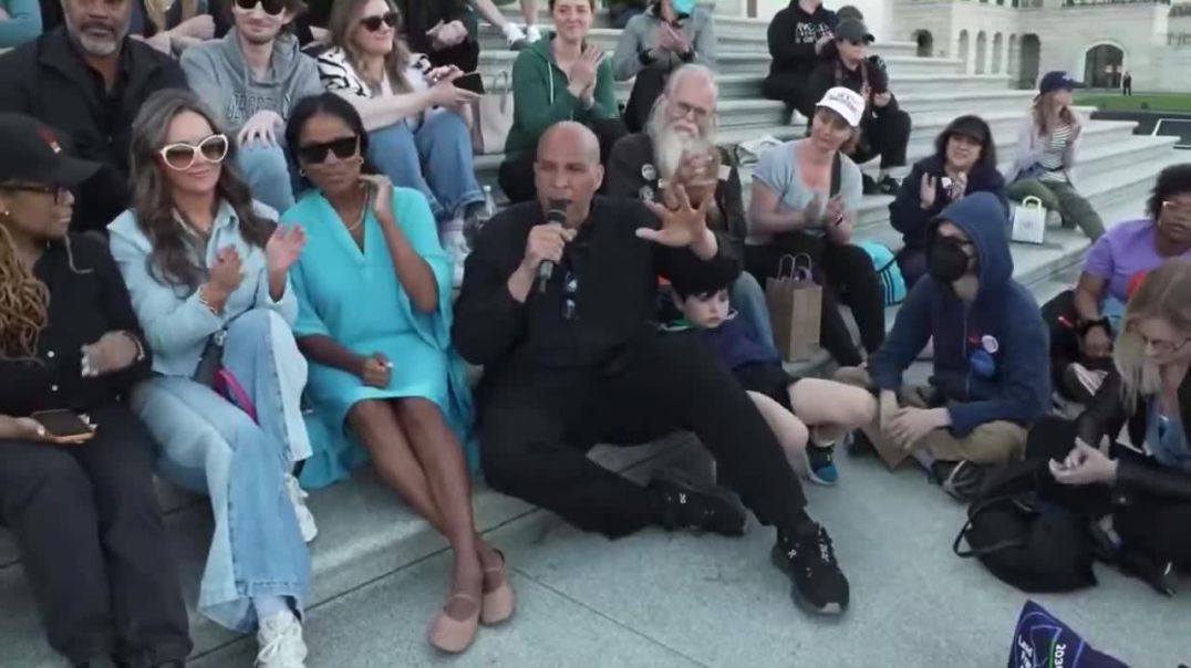 Rep Cory Booker😆🥴:  I want you all to know, I miss Obama. I miss Obama! I miss Obama and I miss HER HUSBAND too. I miss her husband, Michelle.