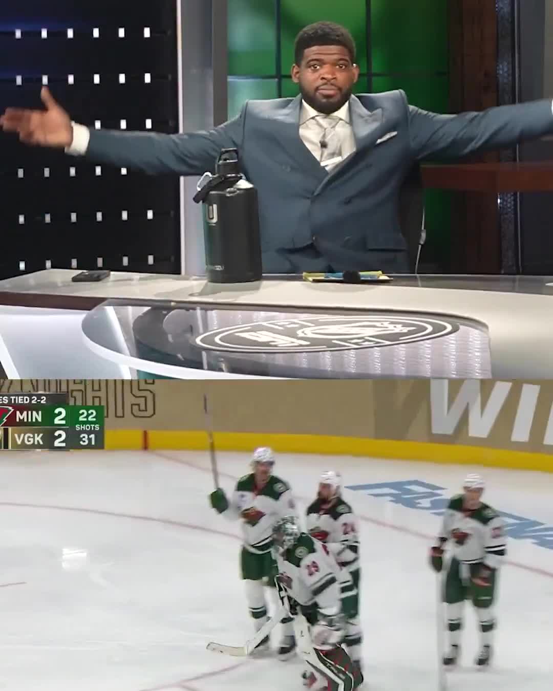 .@PKSubban1 called Vegas winning SECONDS before they found the back of the net in OT! 😂 🔮