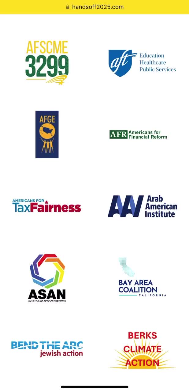 Here's the list of organizations behind the \