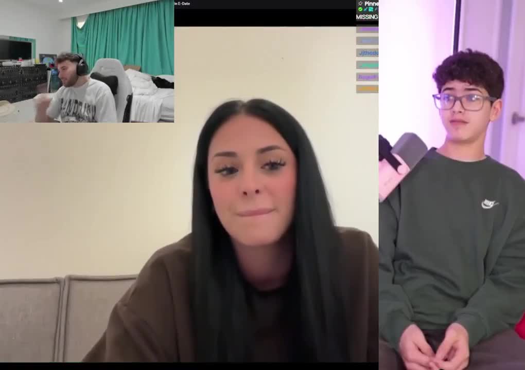 Adin Ross asks Camilla Araujo about her brother getting bullied in school because of her OnlyFans.