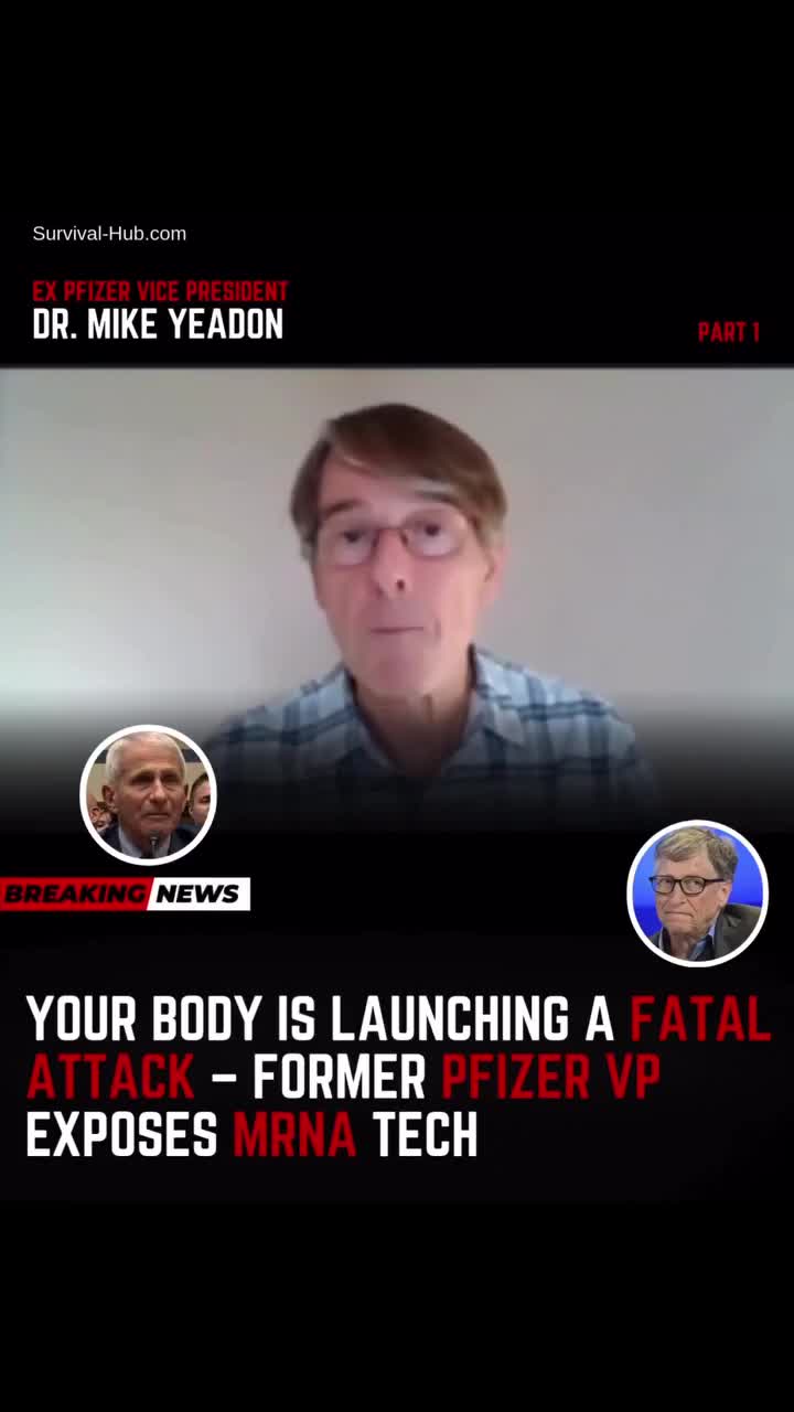 Human autoimmune reaction to the experimental Covid Jabs explained simply by former Pfizer VP Mike Yeadon   No wonder so many people are sick & excess mortality is still up vs average ac...