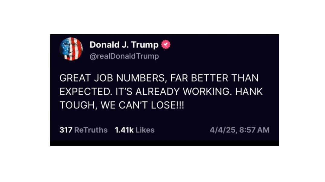 President Trump - “Hank Tough” More 👇🏻