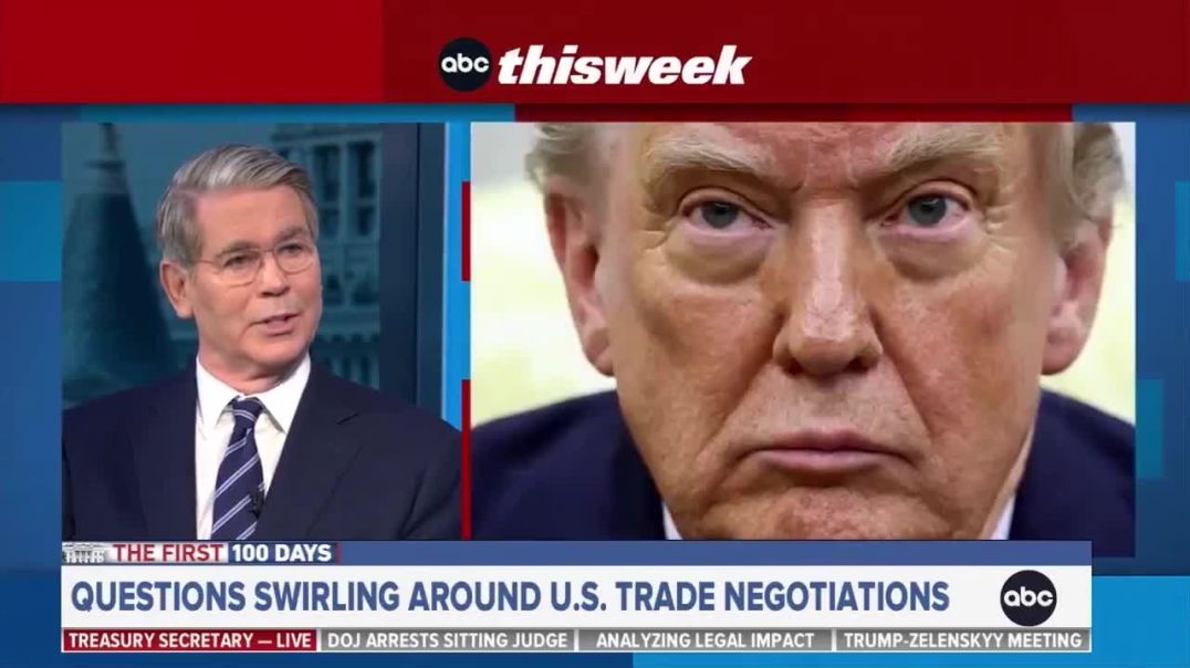 Trump’s using carrot and stick tariffs approach says his Treasury Sec.  Stick is super high tariff rate and carrot is agreeing to Trump’s demands so 'we can talk'.