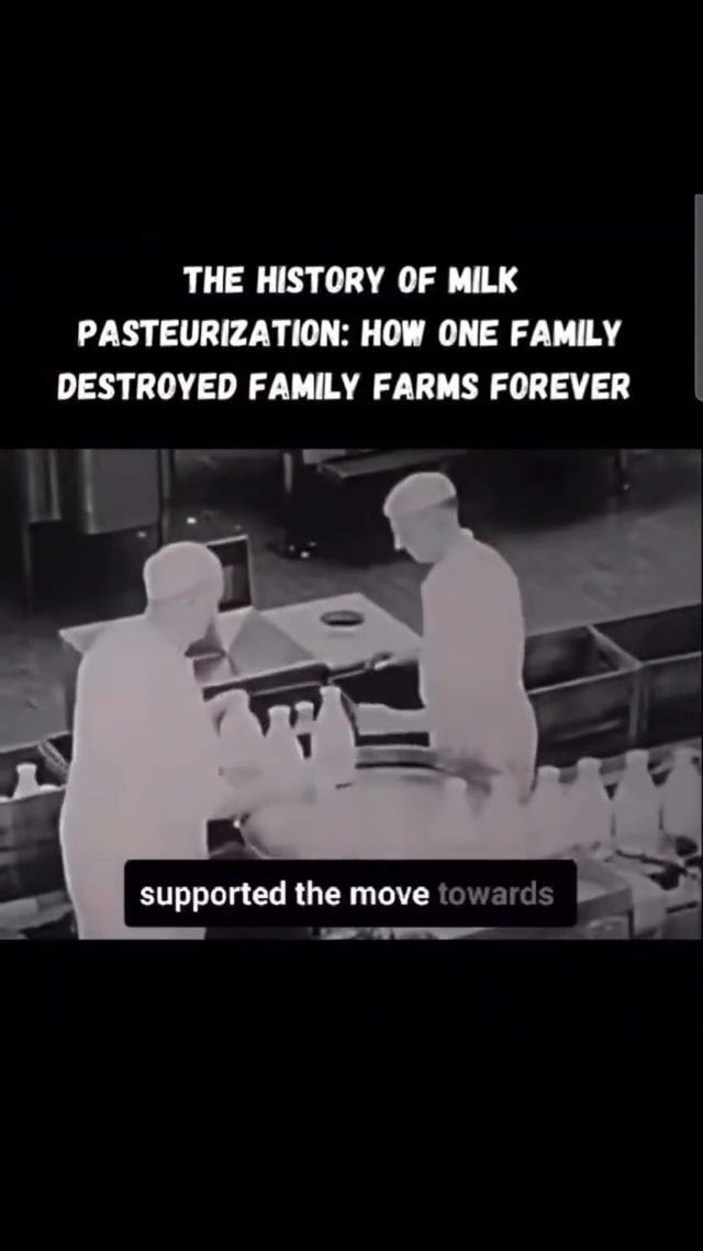 Raw milk wasn’t banned for your health—it was targeted by the Rockefellers in the 1900s to crush small dairy farms and boost their dairy empire profits. Power, not safety, pasteurized the industry.