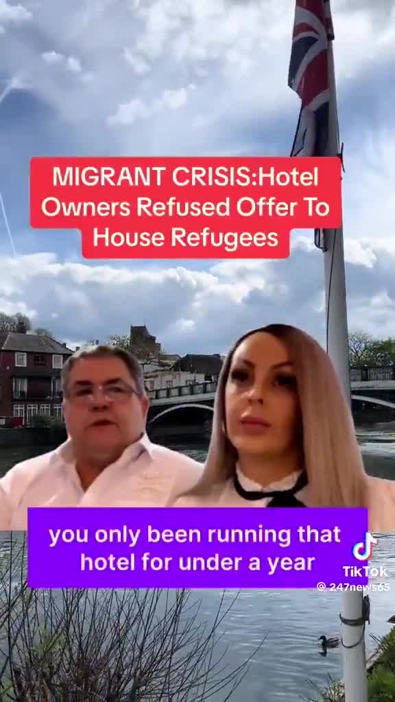 🚨🇬🇧 “We were offered half a million pounds a year to house illegal migrants”  “The whole town has changed in just a year”  This is deliberate, well funded & more siniste...