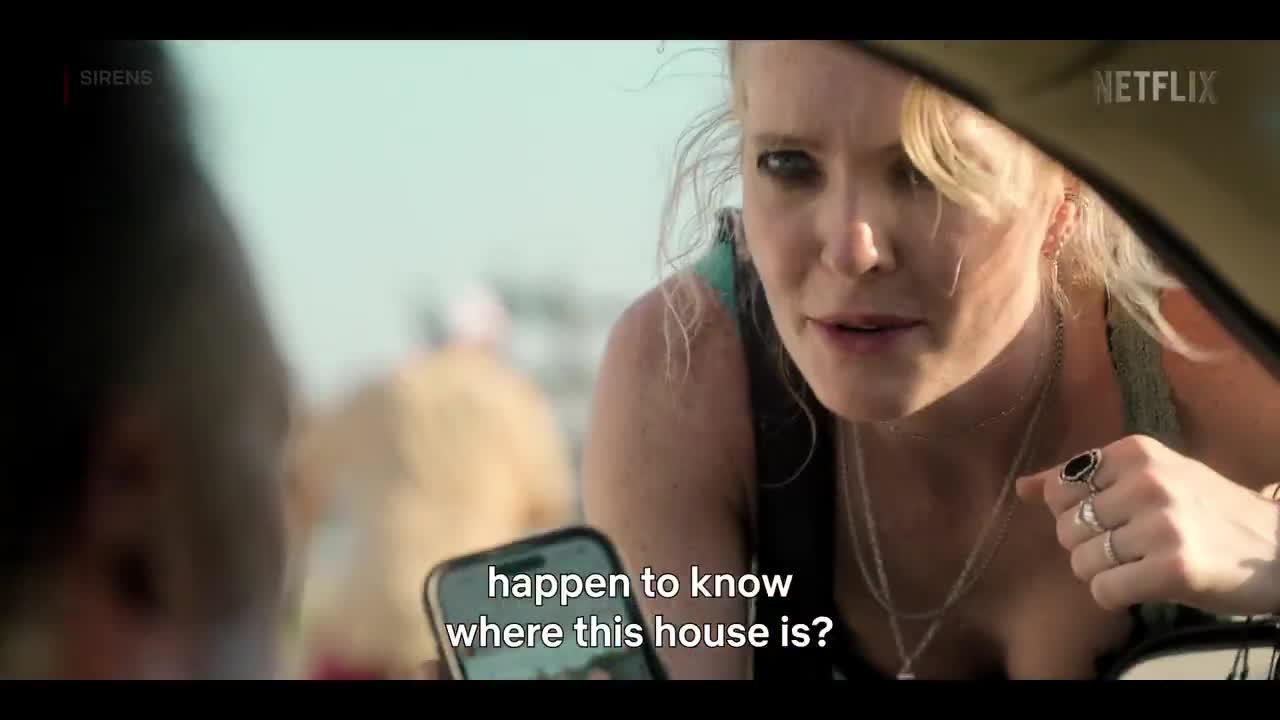 First trailer for ‘Sirens’ starring Meghann Fahy, Milly Alcock, Julianne Moore and Kevin Bacon  Coming to @netflix May 22