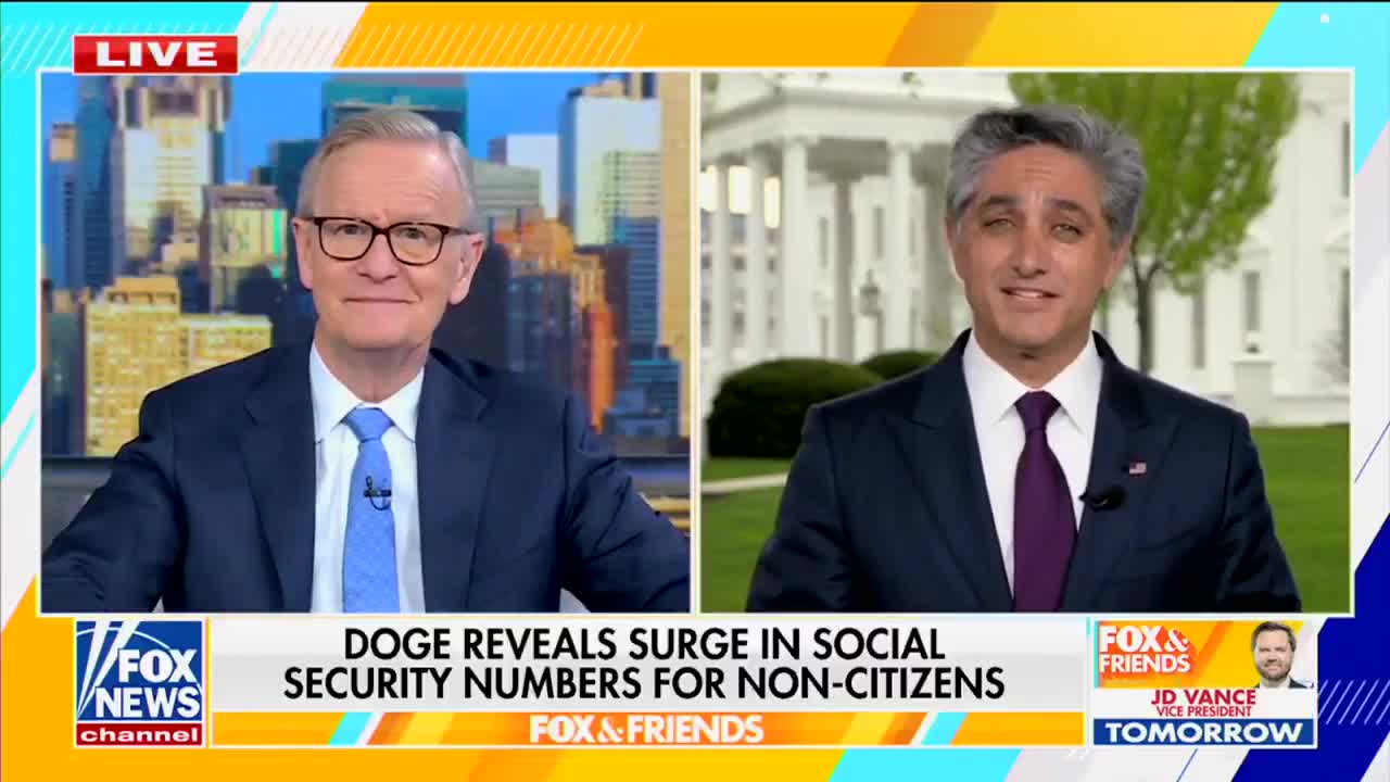 DOGE Volunteer, Antonio Gracias: “We found that there were just about 5 plus million of them that came to the country as illegals and they got through an automatic system, Social Security ...