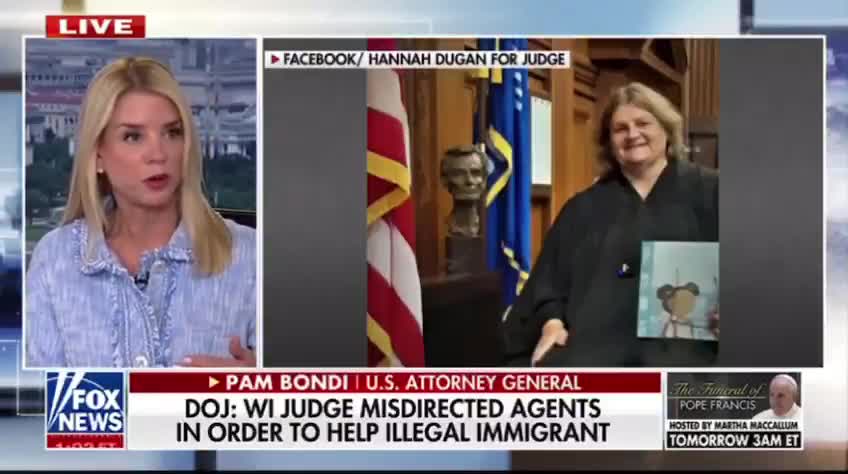 Wild! Attorney General Pam Bondi explains what really happened with Milwaukee Judge Hannah Dugan that led to her arrest by FBI:   \
