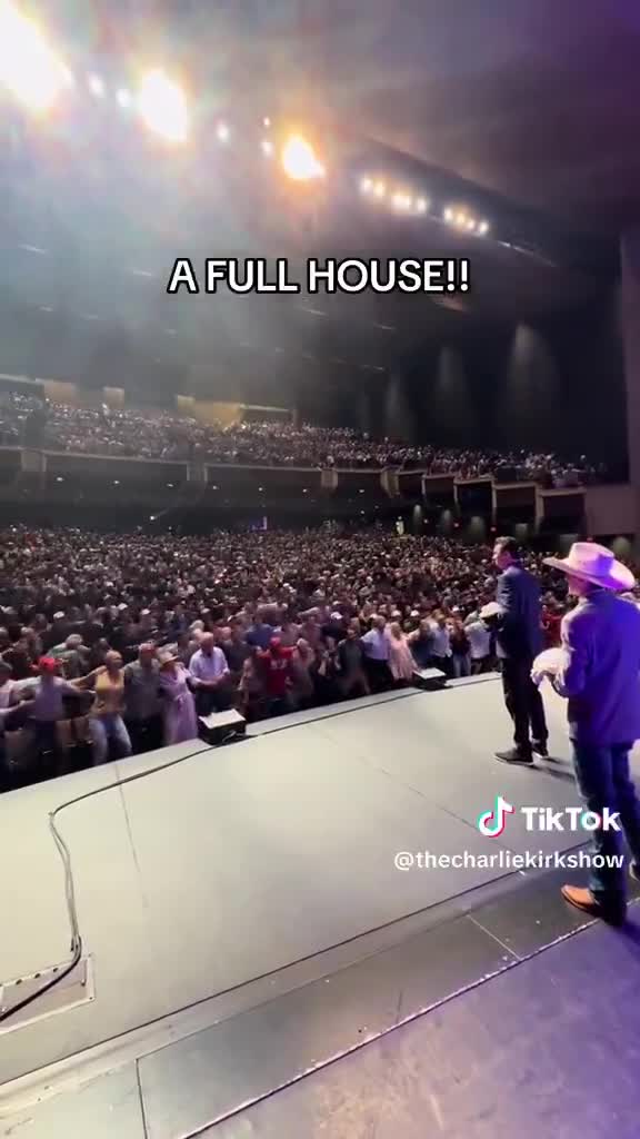 WOW!! Look at that crowd for @charliekirk11 at Texas A&M 🔥🔥🔥