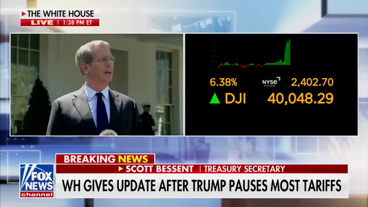 Treasury Secretary Scott Bessent, confirming that MORE than 75 countries have come forward to negotiate, has a message to our allies:  \