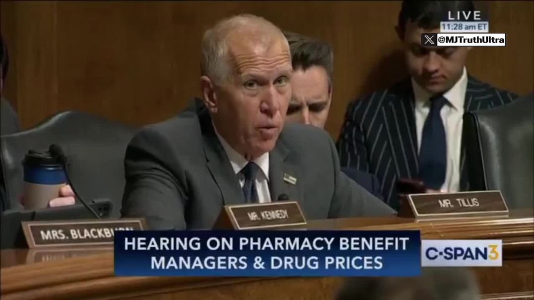 BREAKING: RINO Thom Tillis craps on President Trump's Most Favored Nation Big Pharma EO, lowering prices by up to 90%