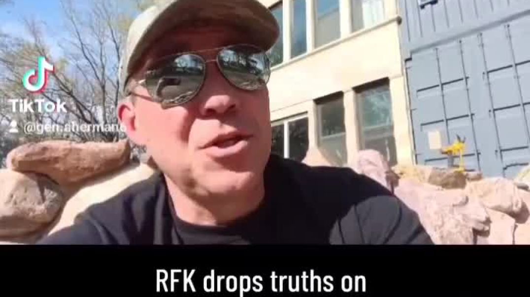 #rfk on Child trafficking rampid under HHS under Biden admin. #dod responsible with collaboration of #darpa  for chemtrails as they are mixing it in the jet fuel.