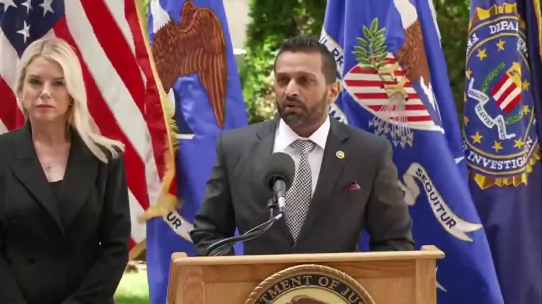⚠️FBI Director Kash Patel: “If you harm our children, you will be given no sanctuary. There is no place we will not come to hunt you down. There is no place we will not look for you. And there is no c