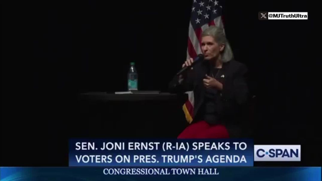 Based Sen. Joni Ernst (R-IA) 😎   Joni: — We’re removing 1.4 illegal aliens from receiving Medicaid benefits. They’re not eligible!  Libs in Crowd: — But they’re gonna die!  Joni: — We’re all gonna die