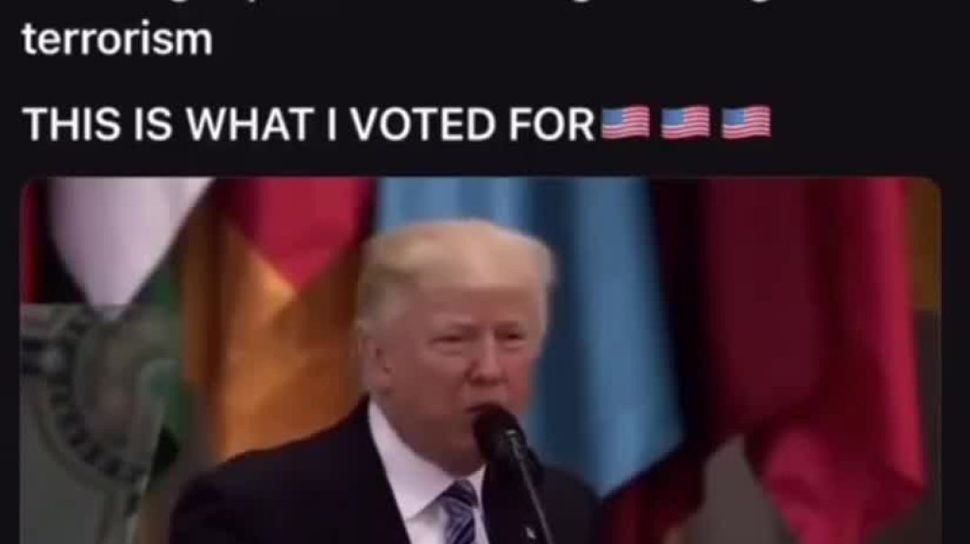 President Trump makes the entire Muslim Crowd go quiet with a chilling warning!