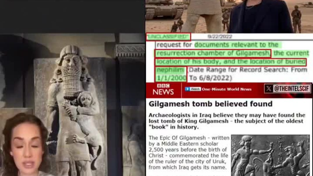 🔅Discovery Of Gilgamesh Tomb In Iraq 🔅Hilary Asked For Location & Access to Rejuv./Resurrection Tech 🔅Evidence Of Giants/Nephilim   Why Did Hilary Want Access?