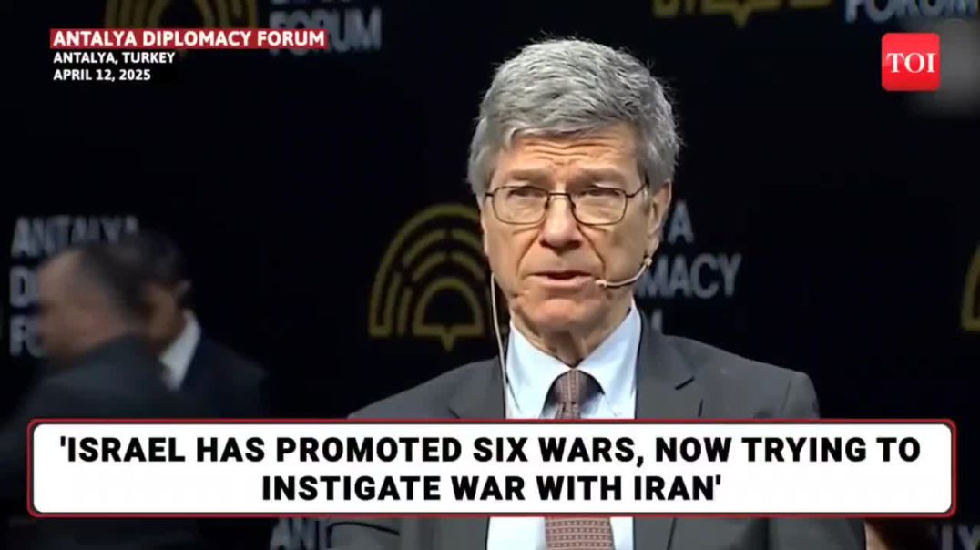 Jeffrey Sachs is saying things out loud about Israel that modern leaders would be terrified to whisper.   God bless him. 🙏