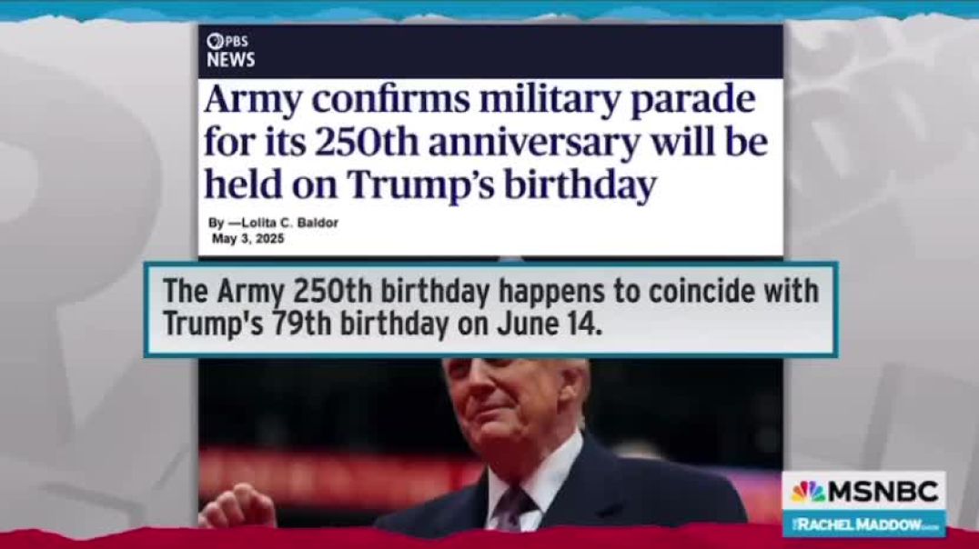 Maddow has on her newly appointed king of protests