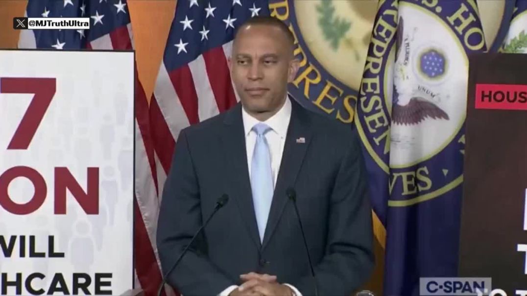 Dollar Store Obama, Hakeem Jeffries says Federal Law Enforcement Officers will “Find Out” if they Continue to Arrest Democrats for Breaking the Law, like they did in NJ breaking into the ICE Facility