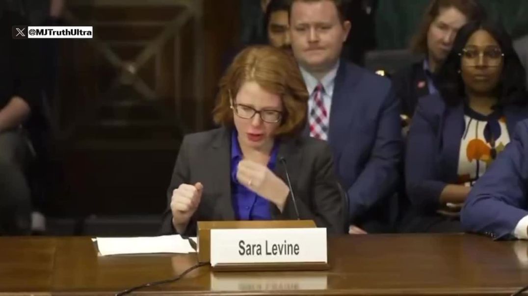 Sara Levine.. a disgraced Former Assistant US attorney, Cried during the Senate Judiciary Committee because she and 14 others were FIRED by President Trump…