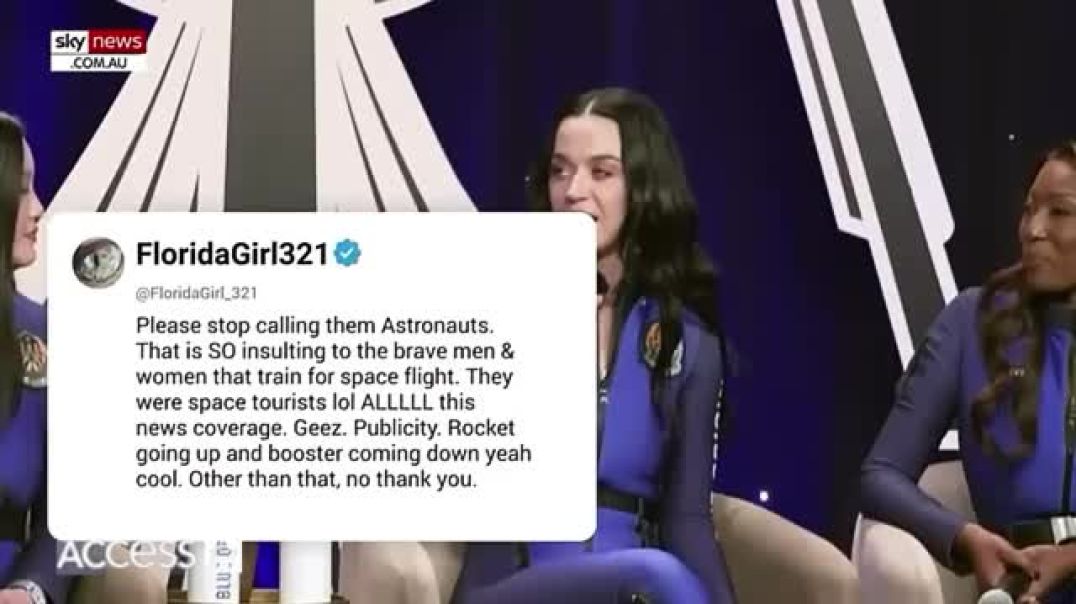 Katy Perry sued over accidentally revealing Blue Origin space hoax