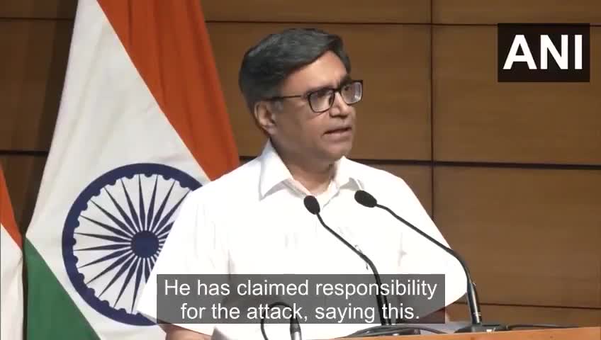 🚨🇮🇳🇵🇰 INDIAN FOREIGN SECRETARY: PAKISTAN-LINKED GROUP BEHIND PAHALGAM ATTACK  Vikram Misri:  “A group called the Resistance Front has claimed responsibility for Pahalgam att...