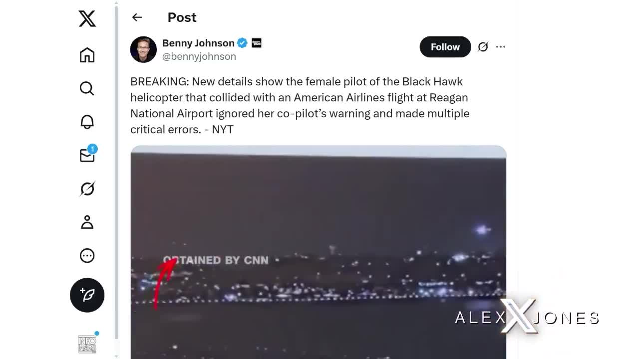 BREAKING: Evidence Mounts That The Helicopter Air Disaster Over Reagan National Airport In January Was Deliberate  » LIVE X STREAM: