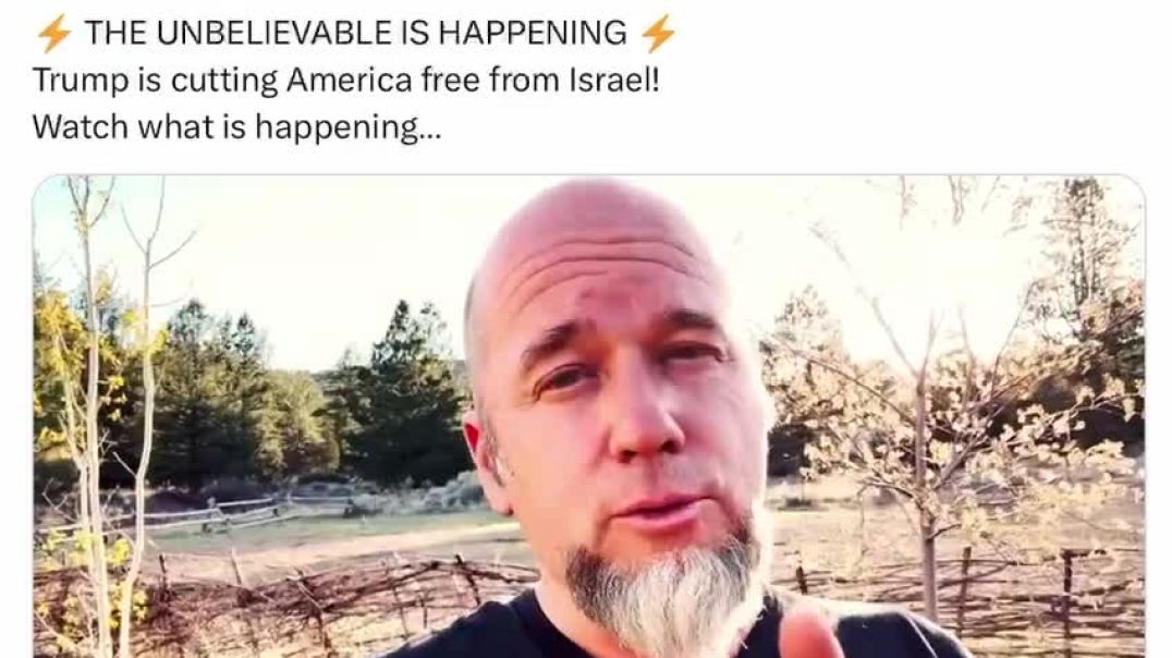 Trump is cutting America free from Israel! Watch what is happening…