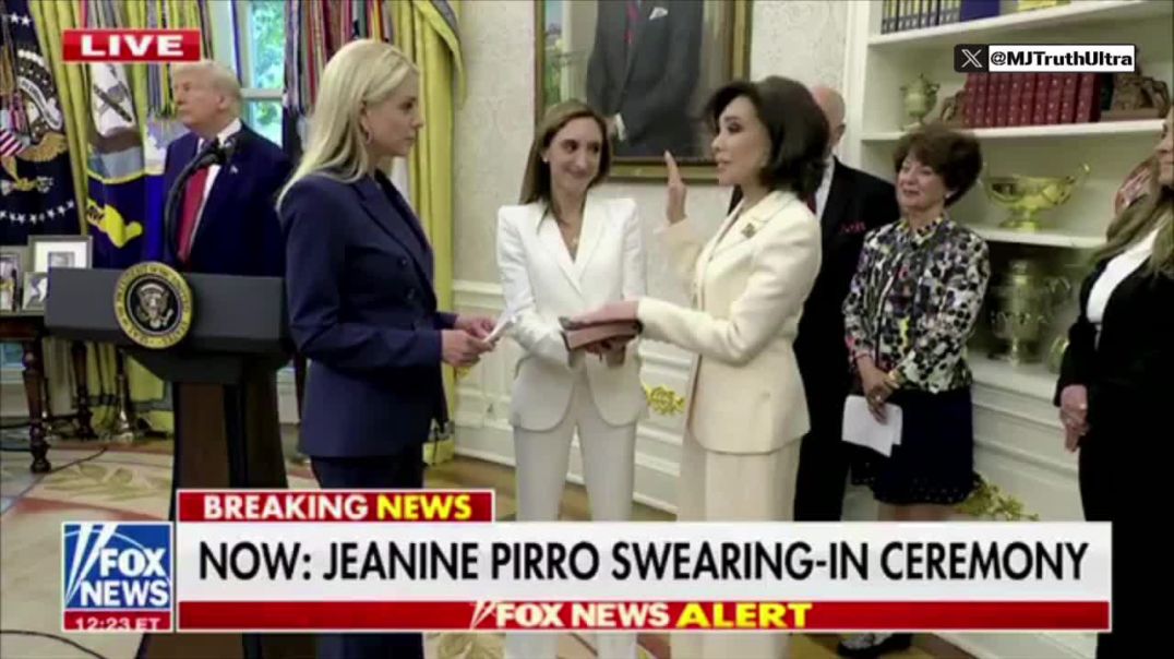 Judge Jeanine Pirro is officially sworn in as the Interim U.S. Attorney for the District of Columbia.