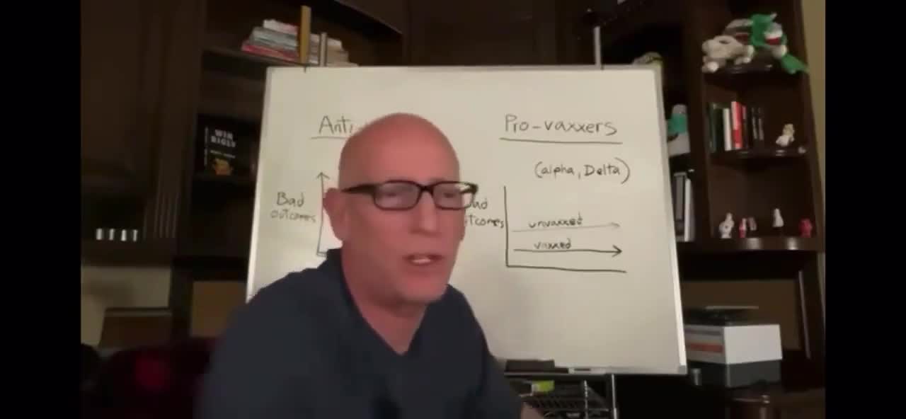 Scott Adams is incredibly brave to admit the ANTI-VAXXERS were RIGHT.