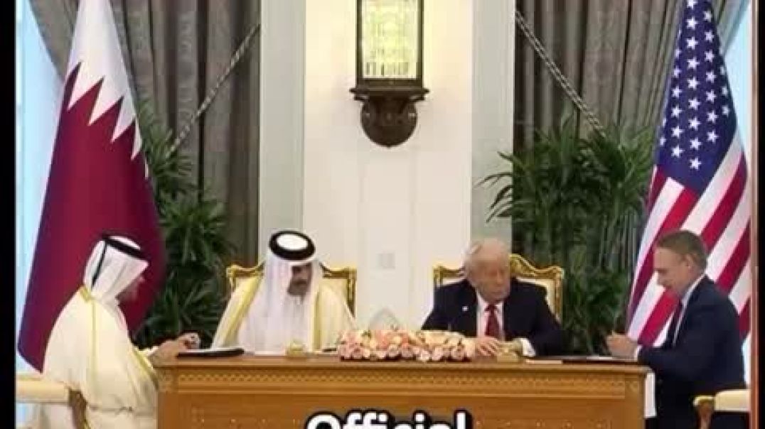 Qatar 🇶🇦 stands with Trump.