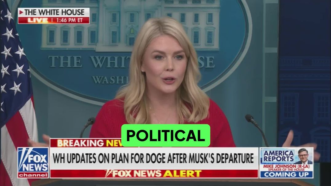 NEW: Karoline Leavitt confirms—DOGE is here to stay.   “Surely the mission of DOGE will continue.”