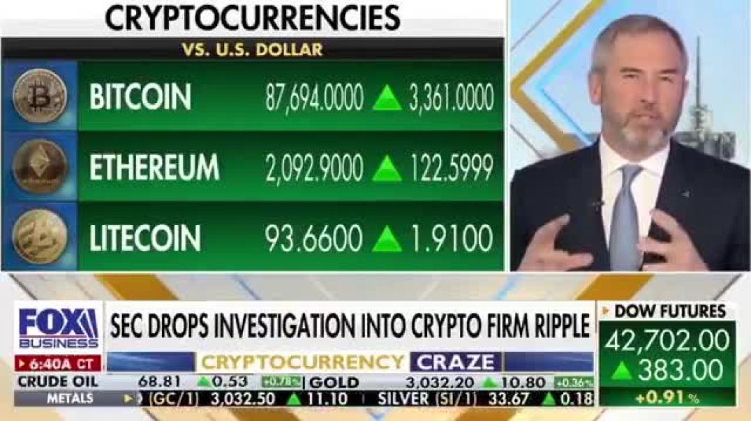 RIPPLE CEO SAYS #xrp WILL REPLACE SWIFT IN MOVING $1.25 QUADTRILLION DOLLARS ACROSS THE WORLD.