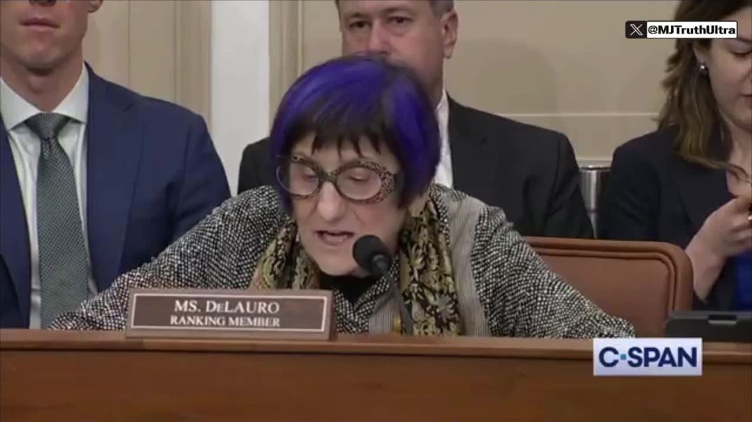 FEMA is going bye bye 👋   DeLauro is furious Kristy Noem and President Trump want to End FEMA