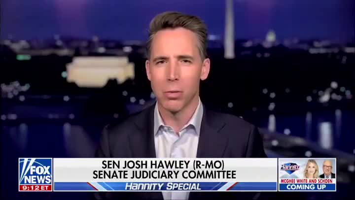 Josh Hawley says a Secret Service whistleblower told him Biden would get lost in his own closet in the mornings:  \