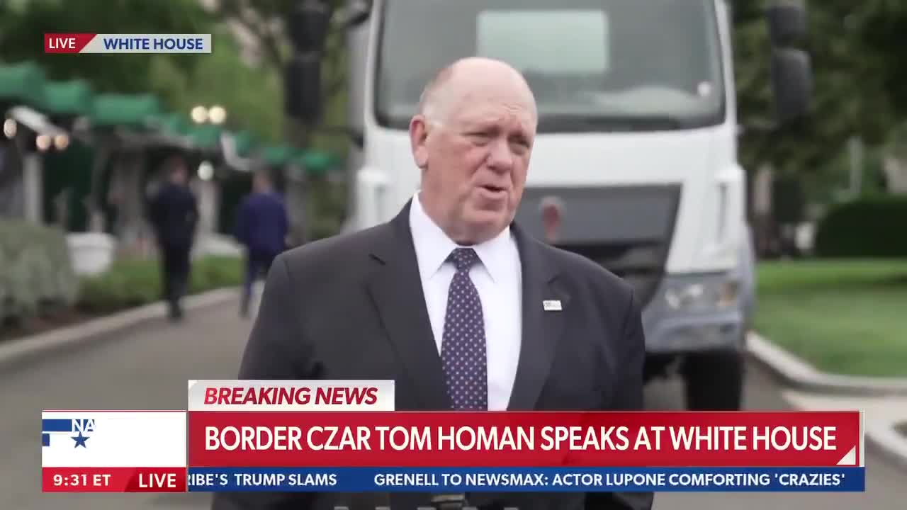 Border Czar Tom Homan: “If you put a hand on an ICE officer, you can be prosecuted to the highest extent of the law. We’re not playing with any threats against ICE officers”