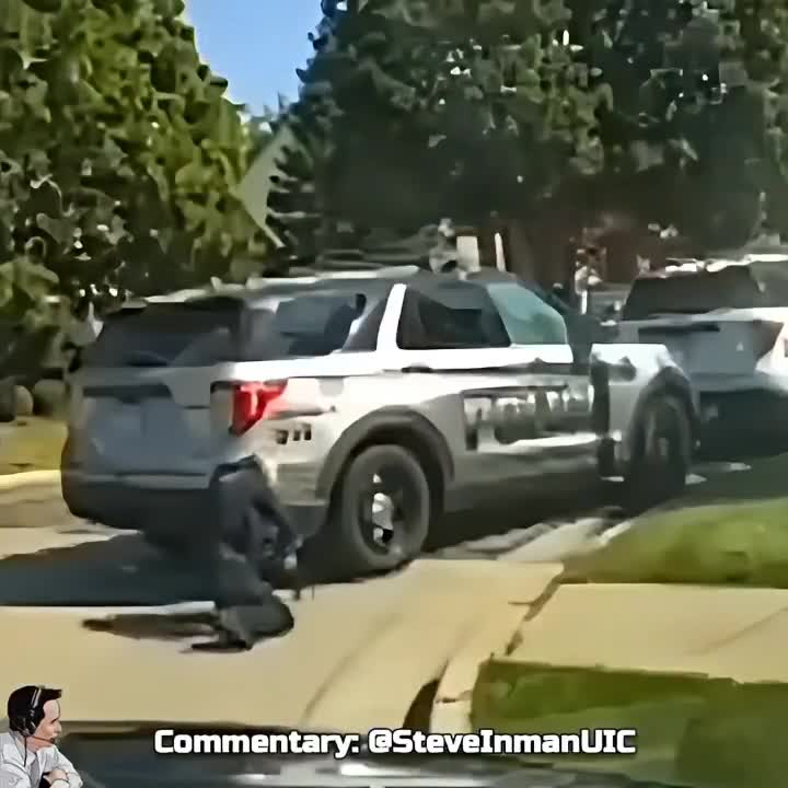 He thought the door could protect him from bullets. He thought wrong.